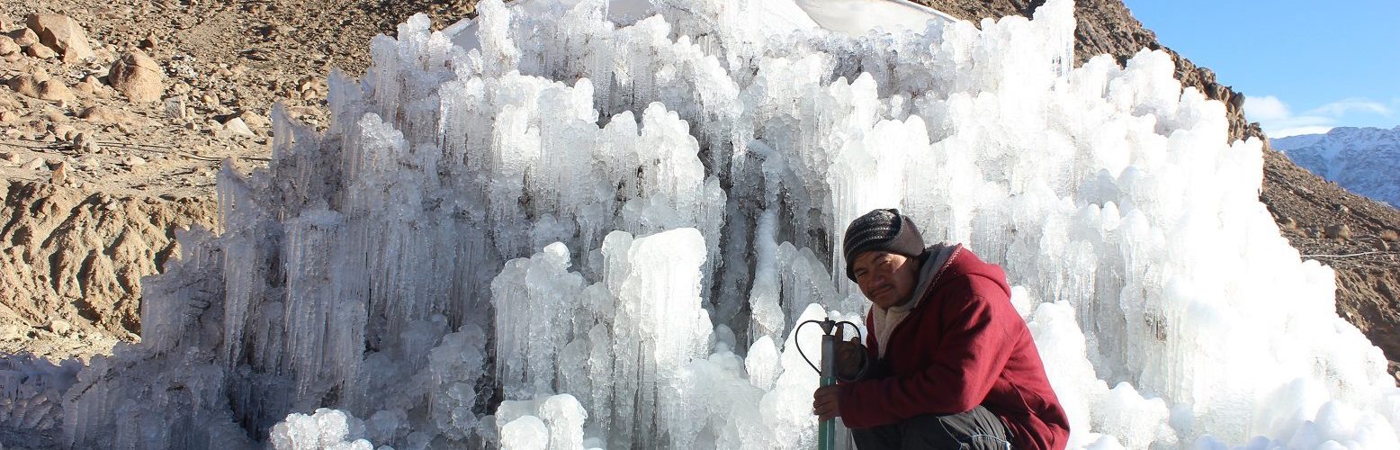 Resultado de imagen para Conoce el glaciar artificial que da agua