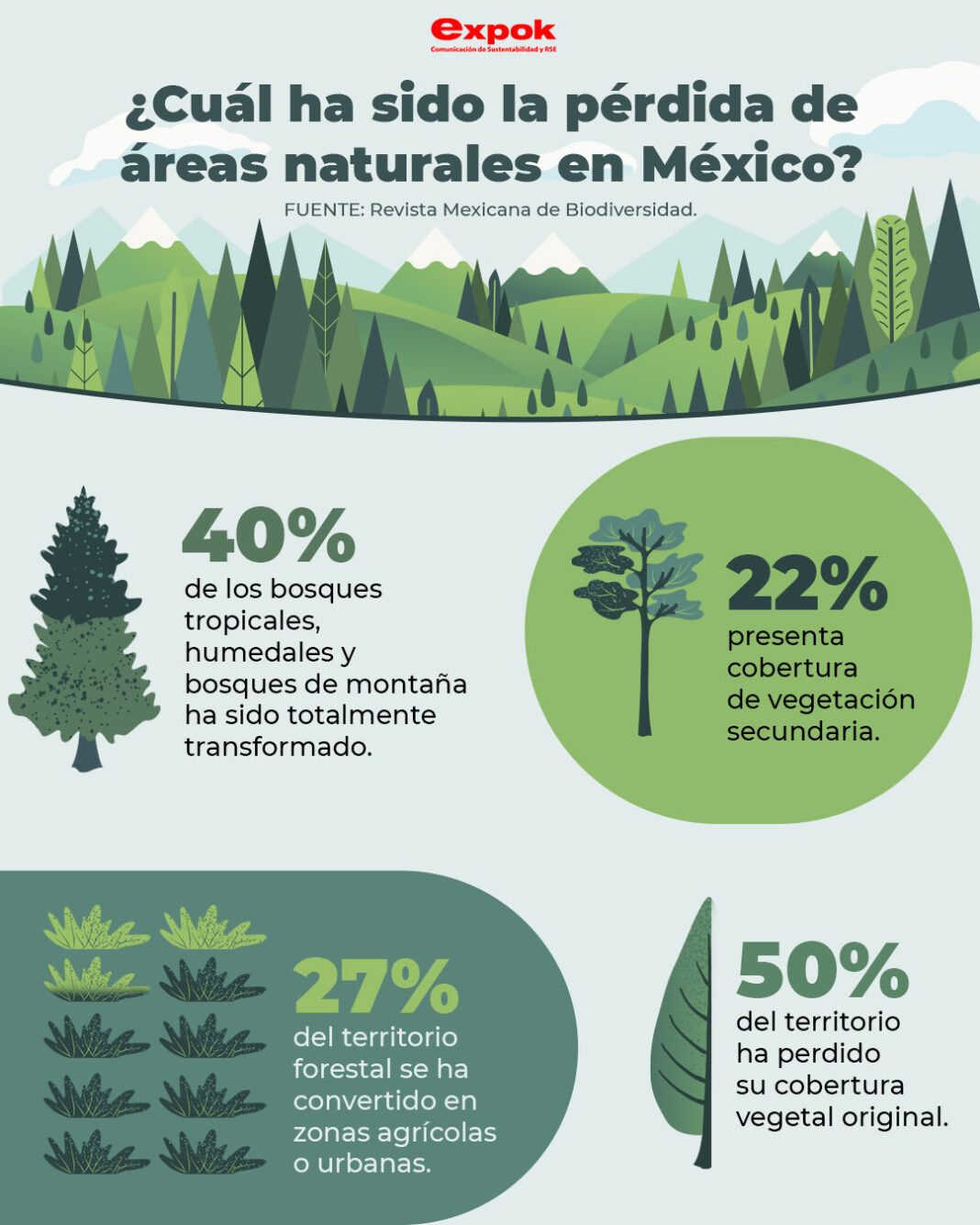 Pérdida de áreas naturales en México