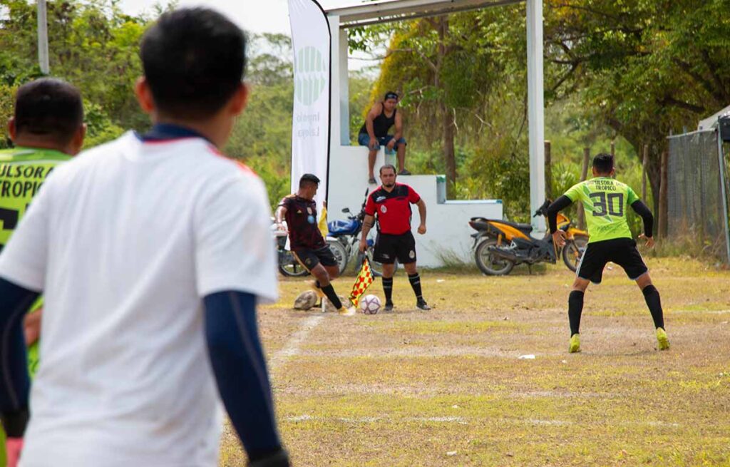 Torneo de fútbol GAT. En favor de la salud y la sana convivencia.