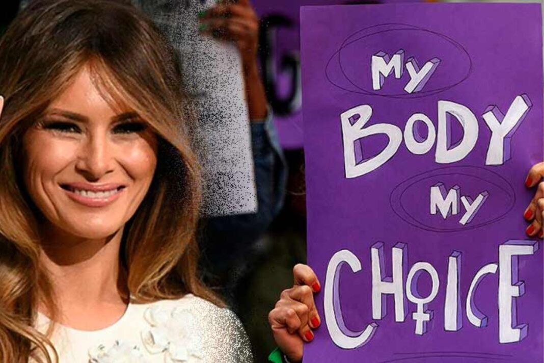 Melania Trump apoya el aborto