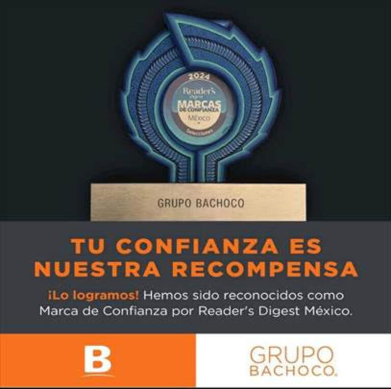 Confianza y calidad: Bachoco es reconocida en los premios Reader’s Digest 2024