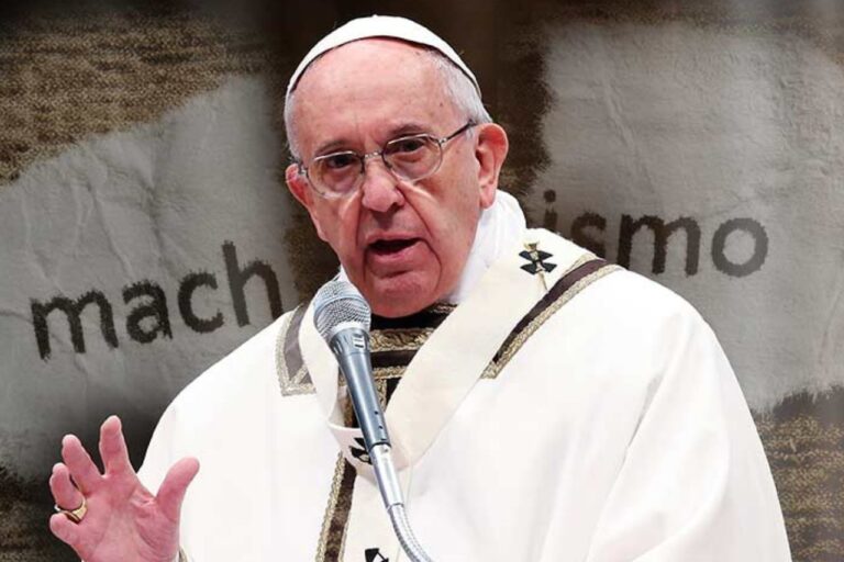 Papa Francisco critica a la cultura machista