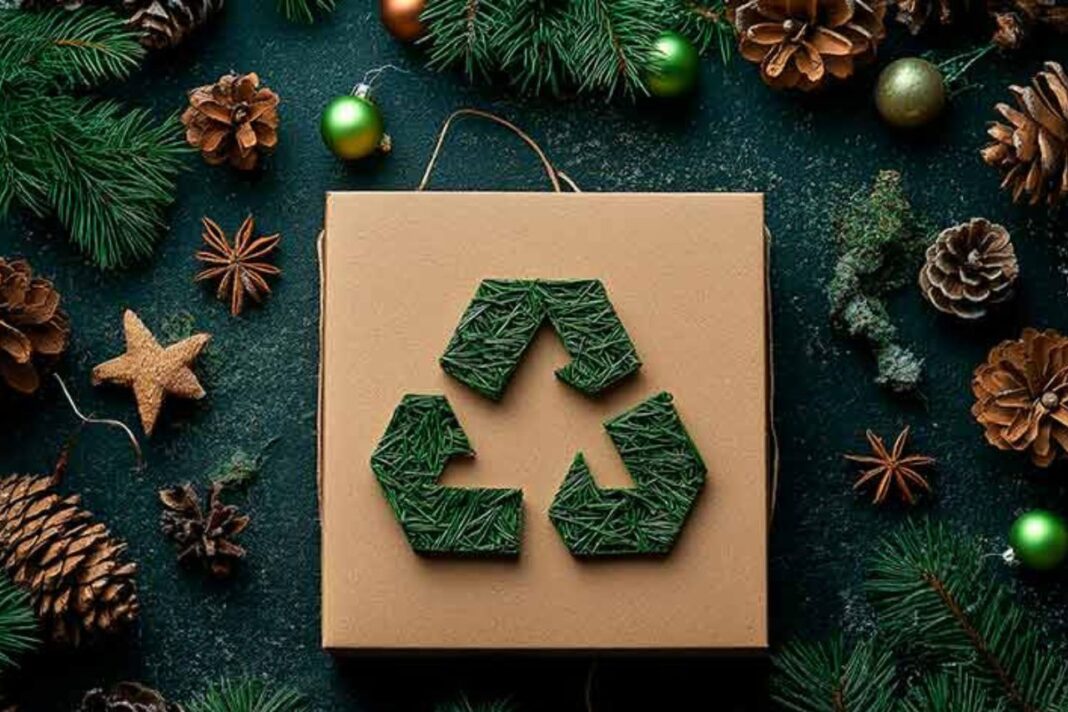 formas de reciclar en Navidad